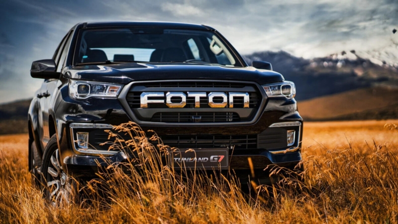 Бывший Mercedes начал продажи 163-сильного "рамника" с камерами и мультимедиа: Foton Tunland G7