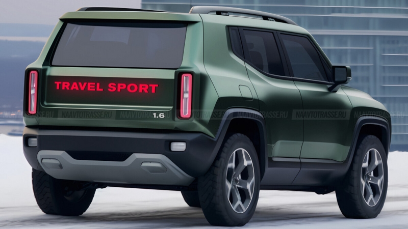 Lada Niva Travel Sport 2024: визуализация нового внедорожника