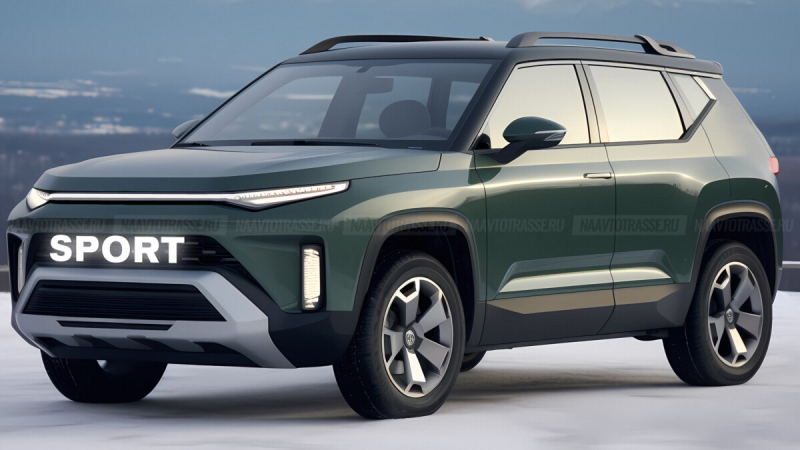 Lada Niva Travel Sport 2024: визуализация нового внедорожника