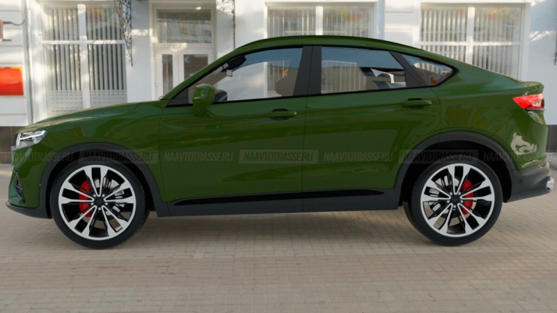 МАЗ-203 "Люггер" 2024: показан эскизный проект кроссовера