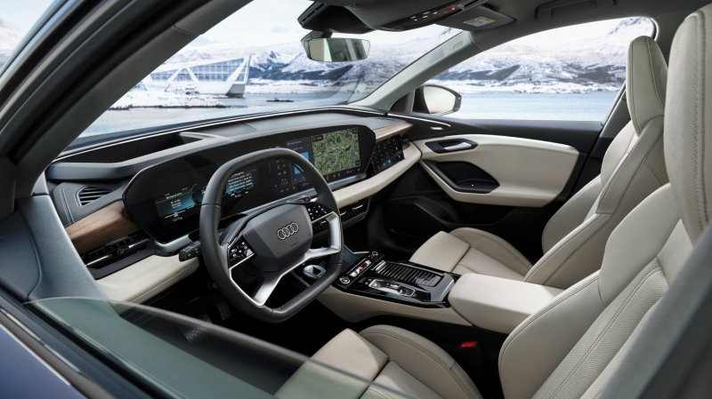 Представлен новый электрический кроссовер Audi Q6 E-Tron