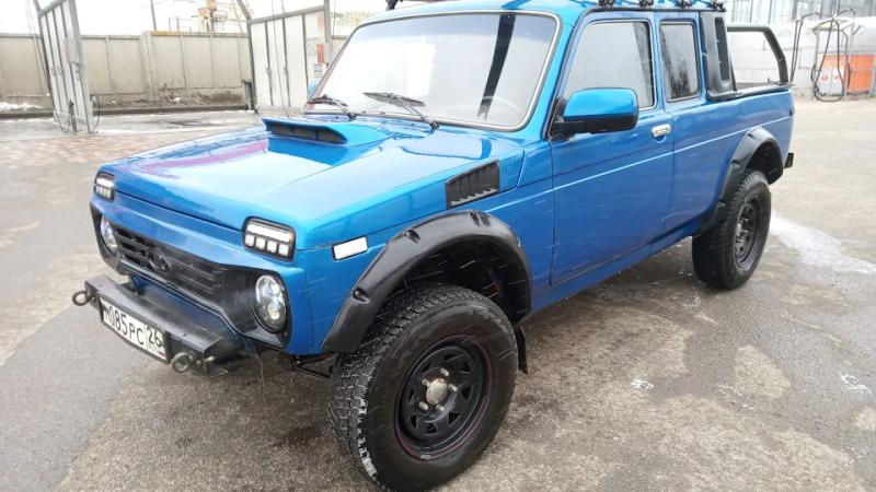Рукастый мужик показал "АвтоВАЗ", как надо делать "Нивы": этот пикап не отличить от японских