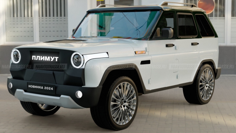 УАЗ-469 "Плимут" 2024 показали на первой зарисовке