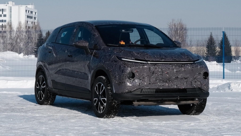 В России работают над новым отечественным электромобилем. Фото и подробности об испытаниях новинки