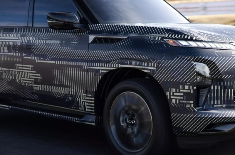 Внедорожник Infiniti QX80 нового поколения получит "прозрачный" капот