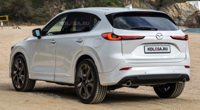Mazda CX-5 2025: модель новой генерации раскрыта на рендерах