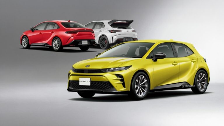 Toyota Corolla 2026 показана на неофициальных рендерах