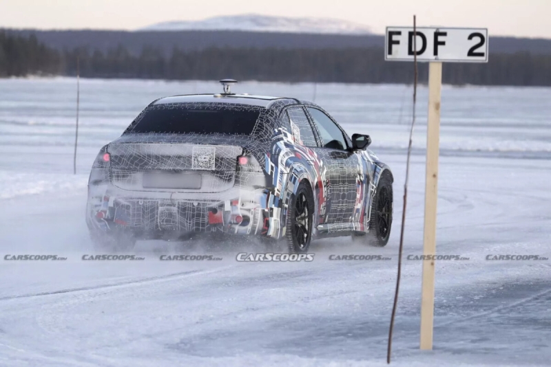 BMW M3 2026 в электроверсии показан на видео