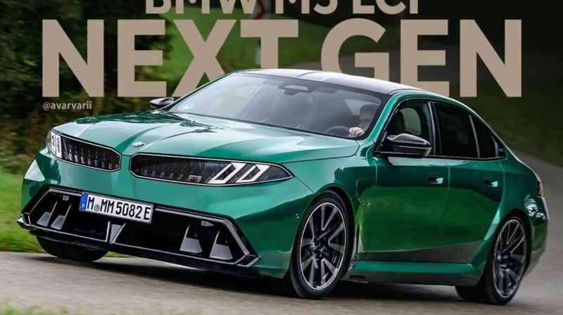 BMW M5 2027: модель показана на новых рендерах