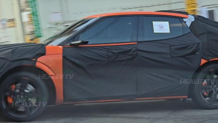 Genesis GV60 Magma 2026 тестируется с аэродинамическим пакетом