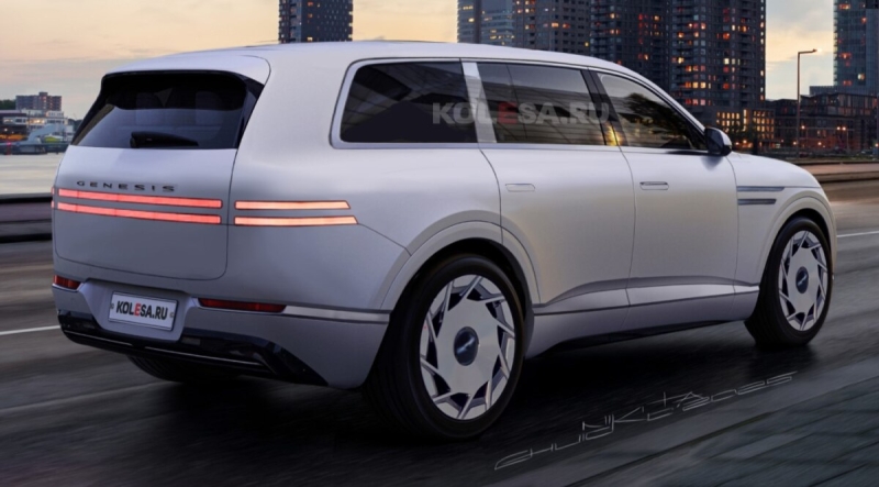 Genesis GV90: кросс показан на &laquo;свежих&raquo; рендерах