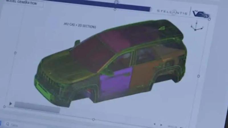 Jeep Compass 2025 показали на первых тизерах