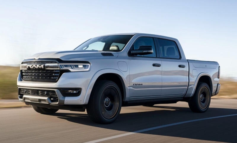Концерн Stellantis представит гибридный пикап Ram Charger с запасом хода 1110 км и мощностью 663 &laquo;лошади&raquo;