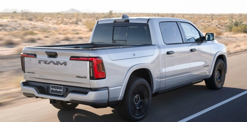 Концерн Stellantis представит гибридный пикап Ram Charger с запасом хода 1110 км и мощностью 663 &laquo;лошади&raquo;