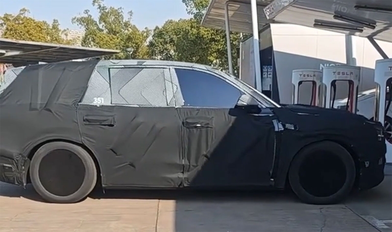 Nio Onvo L80 2025: "шпионские" фотографии кроссовера