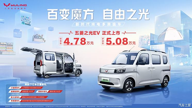 Wuling Zhiguang EV 2025 официально поступил в продажу