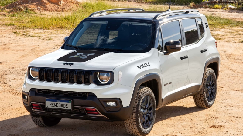 Jeep Renegade 2025 представлен в юбилейной версии 10 Anos