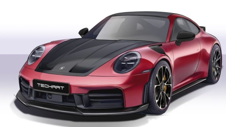 Porsche 911 2025 получил тюнинг-пакет от TechArt