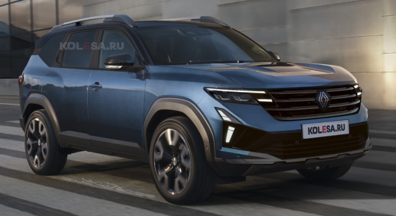 Renault Boreal 2025: кроссовер показан на рендерах