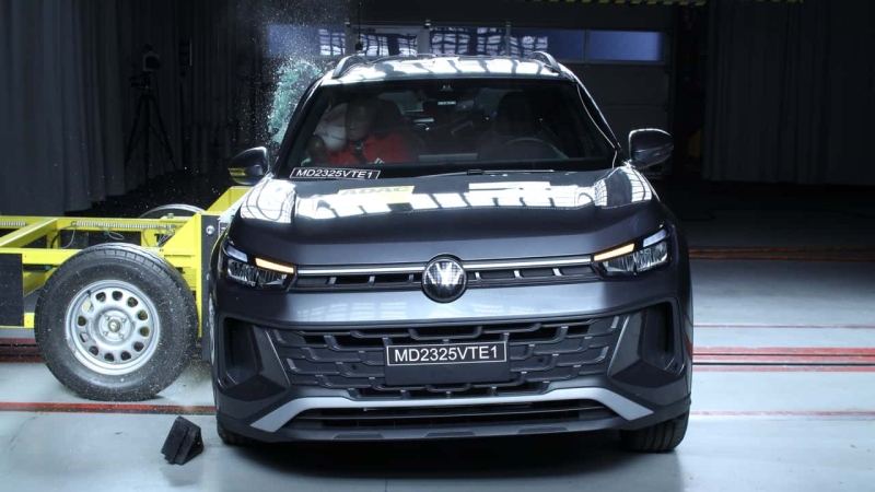Volkswagen Tera 2026 получил 5 баллов после краш-тестов