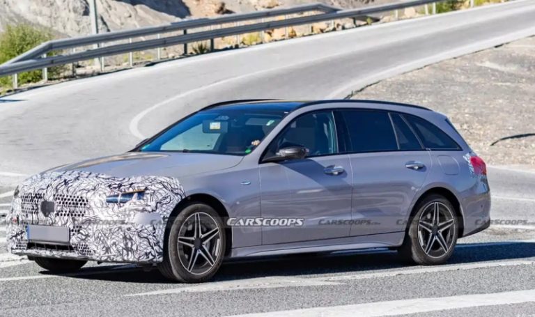 Mercedes-Benz C-Class 2025: универсал вывели на дорожные тесты