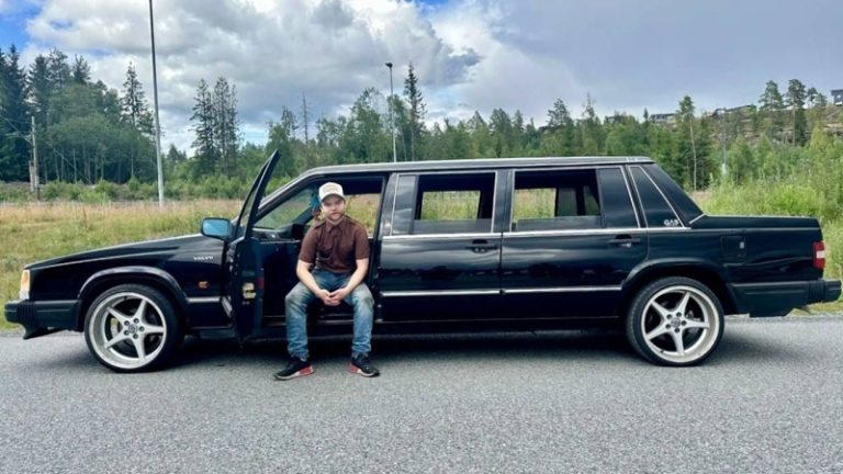 Самый эксклюзивный и самый длинный Volvo из когда-либо созданных колесит по дорогам Норвегии