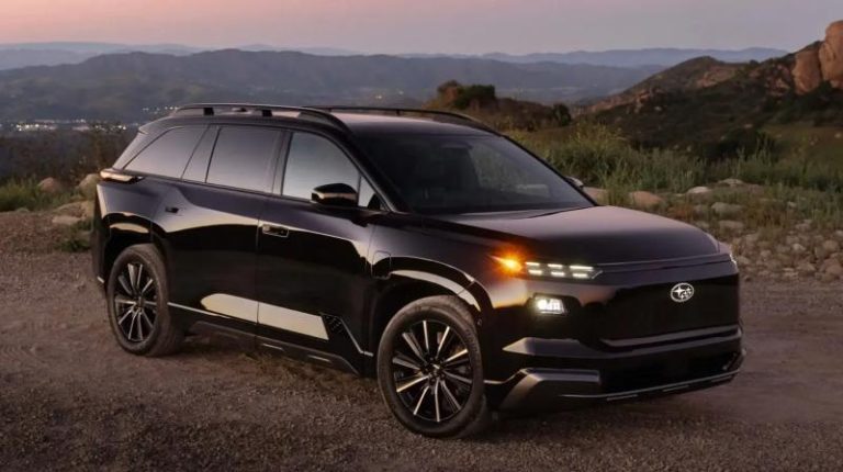 Рекордная мощность и семиместный салон: представлен новый флагманский электрокроссовер Subaru